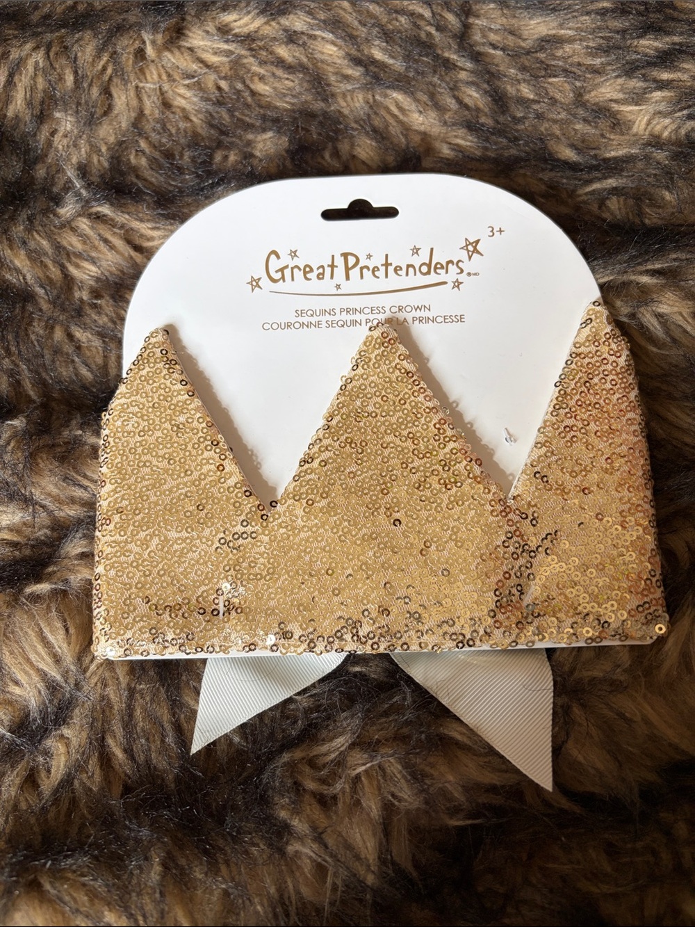 Great Pretenders Gracious Gold Sequins Crown